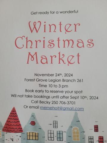 Poster - Winter Christmas Market