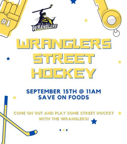Wranglers Street Hockey Poster