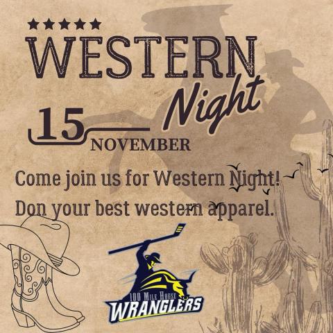 Western Night Poster