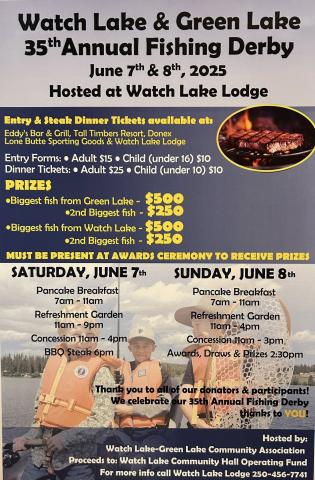 Poster - Watch Lake Fishing Derby