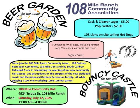 Poster - 108 Mile Ranch Community Association
