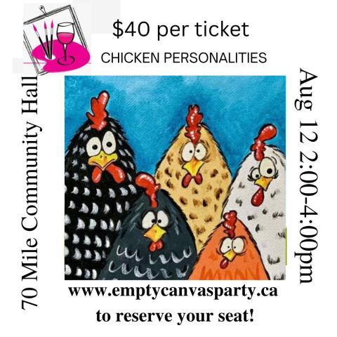 Poster - 70 Mile Community Hall