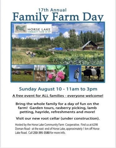 Poster - 17th Annual Family Farm Day