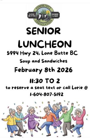 Poster - Seniors Luncheon