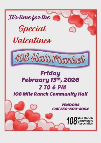 Poster - Valentines 108 Hall Market