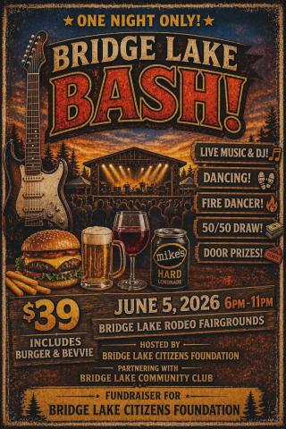 Poster - Bridge Lake Bash