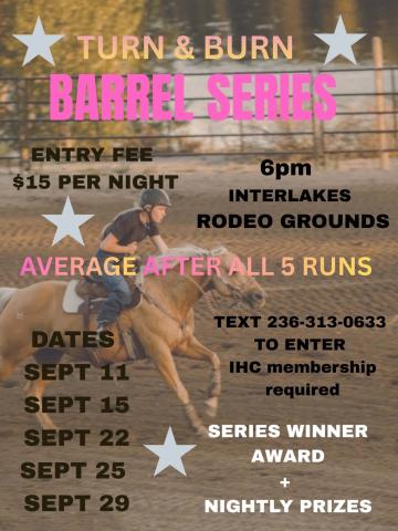 Poster - Turn & Burn Barrel Series