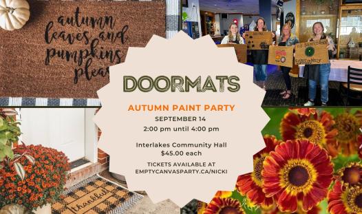 Poster - Door Mat Making Event