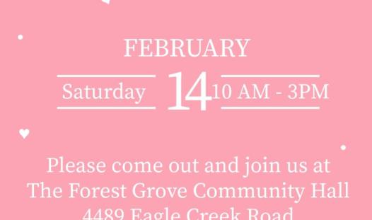 Poster - 2nd Annual Forest Grove Valentines Market