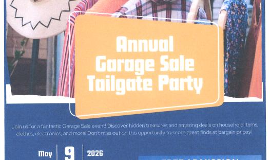 Poster - Annual Garage Sale Tailgate Party
