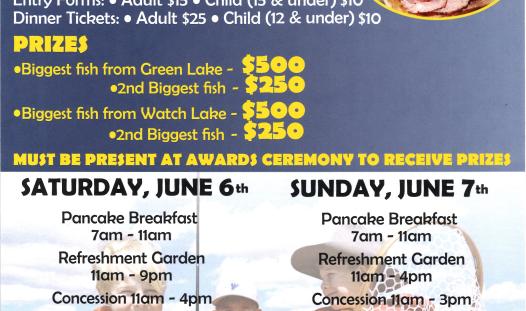 Poster - Watch Lake Fishing Derby