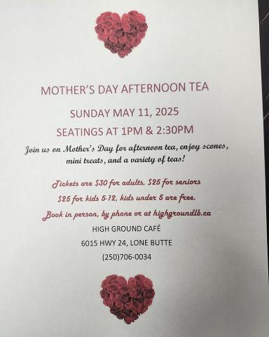 Mother's Day Tea
