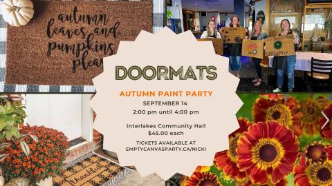 Poster - Door Mat Making Event