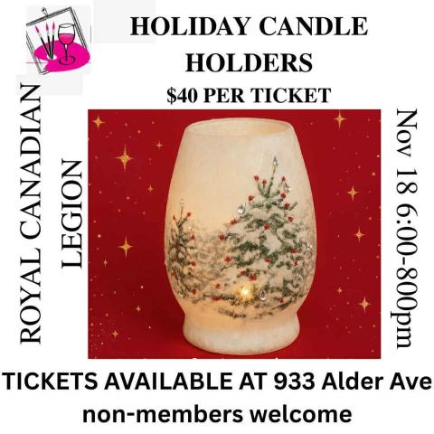 Poster - Candle Holder workshop