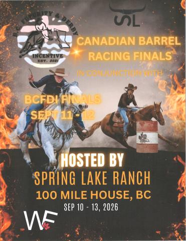 Poster - Canadian Barrel Racing Finals
