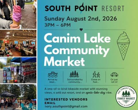 Poster - Canim Lake Community Market