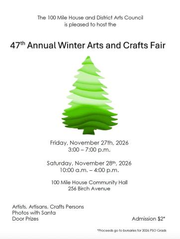 Poster - Winter Arts and Craft Fair