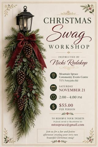 Poster - Christmas Swag